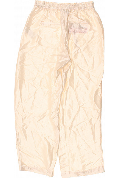 VERO MODA Dámské saténové kalhoty volné béžové Velikost M | VERO MODA | obrázek 3