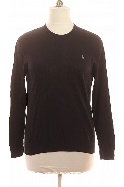 Ralph Lauren Pánský černý svetr basic dlouhý rukáv Velikost L | Ralph Lauren | obrázek 2
