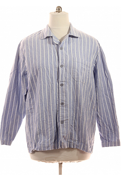 ambassador1867 Pánské bavlněné pyžamo modré pruhované Vel. EU XXL | ambassador1867 | obrázek 2