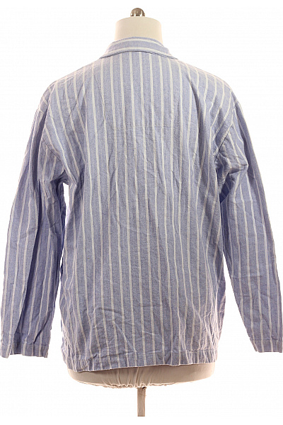 ambassador1867 Pánské bavlněné pyžamo modré pruhované Vel. EU XXL | ambassador1867 | obrázek 3