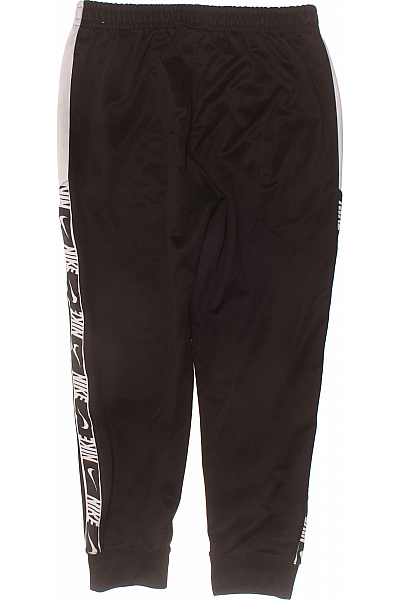 Nike Dámské černé polyesterové sportovní tepláky s pruhem na boku Velikost EU M | Nike | obrázek 2