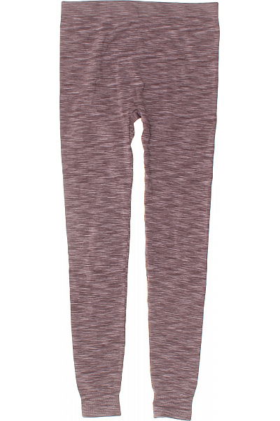 Dámské legíny sportovní dlouhé úpletové růžové Vel. l/xl | Unimoda | obrázek 2