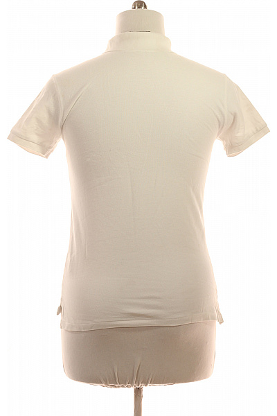 Ralph Lauren Bílé bavlněné polo tričko s krátkým rukávem a výšivkou Vel. M | Ralph Lauren | obrázek 3