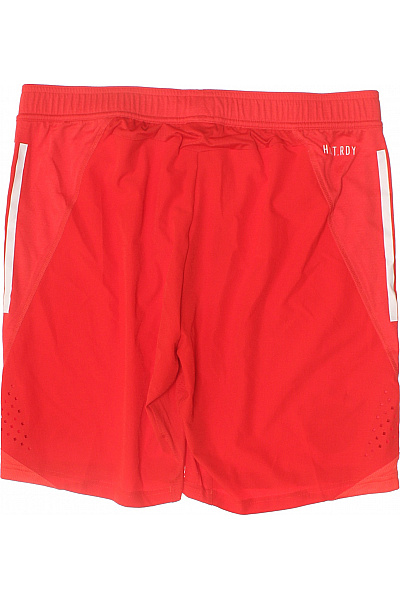 ADIDAS Pánské červené sportovní kraťasy s bočními pruhy Vel. L | ADIDAS | obrázek 3