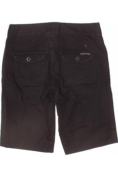 Calvin Klein Dámské bavlněné černé kraťasy volnočasové ležérní s kapsami Velikost EU 4 | Calvin Klein | obrázek 3