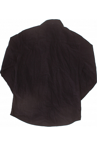 TOM TAILOR Pánská bavlněná košile s dlouhým rukávem ležérní černá Velikost s | TOM TAILOR | obrázek 3