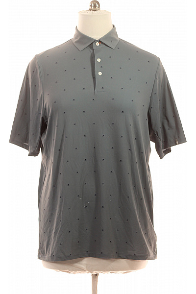 KJUS Pánské Tričko S Krátkým Rukávem A Potiskem šedé Velikost 54