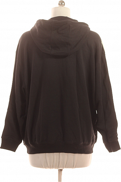 ADIDAS Dámská černá oversize mikina s kapucí a pruhy streetwear Vel. XXL | ADIDAS | obrázek 3