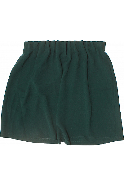 VERO MODA Dámská tmavě zelená nabíraná mini sukně s gumou v pase Vel. S | VERO MODA | obrázek 2