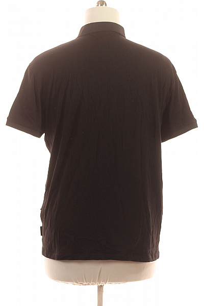 ARMANI Pánské černé polo tričko s krátkým rukávem a nápisem Vel. XXL | ARMANI | obrázek 2