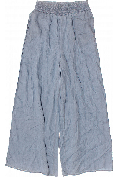 Mexx Dámské Volnočasové Kalhoty široké Modré Plátěné Vel. M
