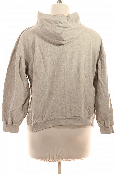 CALIDA Dámská bavlněná mikina s kapucí na zip šedá jednobarevná streetwear Vel. L | CALIDA | obrázek 3