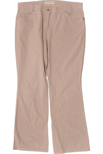 BRAX Bavlněné Béžové Volné Rovné Džíny S Kapsami Velikost EU 44
