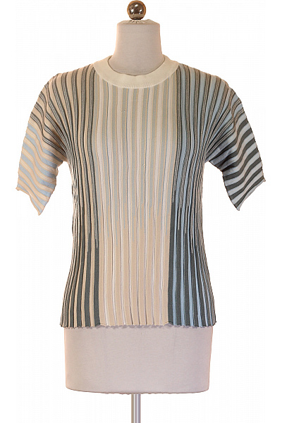 s.OLIVER Dámské tričko s krátkým rukávem pruhované béžové Velikost 36 | s.OLIVER | obrázek 2