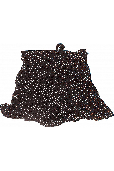 ZARA dámská černobílá puntíkatá letní volná mini sukně s mašlí Velikost s | ZARA | obrázek 2