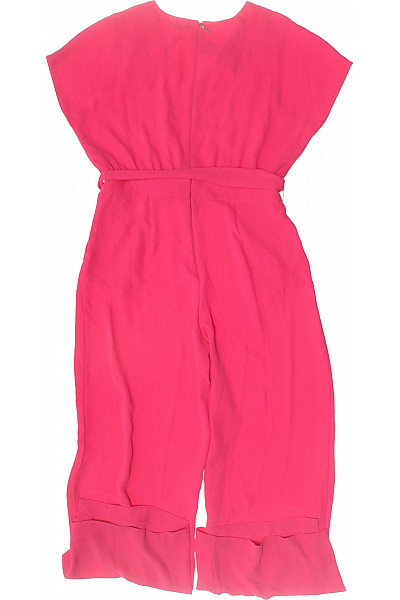 COMMA růžový overal s krátkým rukávem a páskem Velikost 42 | COMMA | obrázek 2
