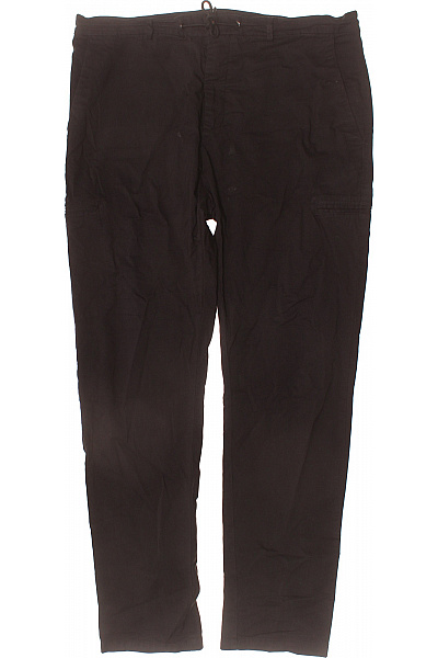 Guess Pánské Cargo Kalhoty černé Volnočasové Dlouhé S Kapsami Velikost 36