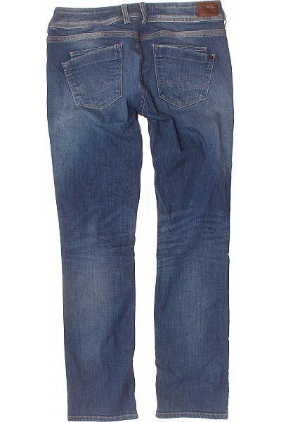 Pepe Jeans Dámské bavlněné modré džíny strečové seprané slim fit Velikost EU 32 | Pepe Jeans | obrázek 2