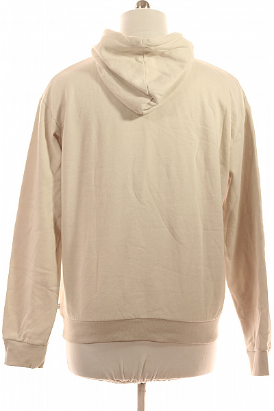 s.OLIVER Pánská bavlněná mikina s kapucí a potiskem béžová streetwear Velikost L | s.OLIVER | obrázek 2