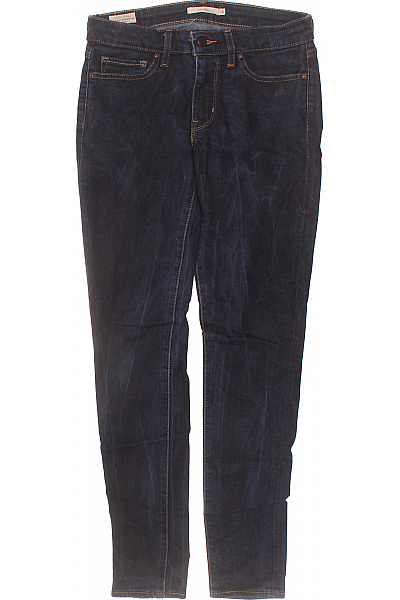 LEVIS Dámské Tmavě Modré Lyocellové Strečové Skinny Džíny Velikost EU 28