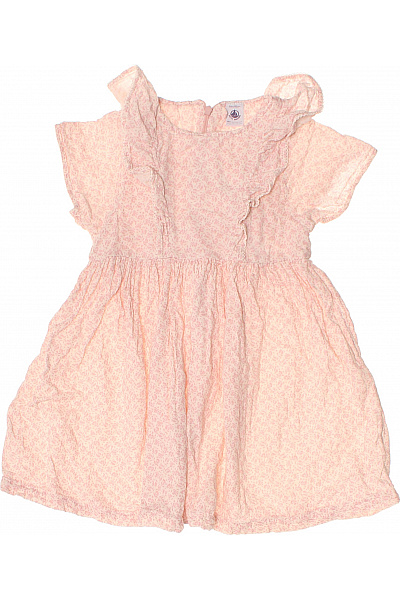 Petit-Bateau růžové květované šaty volánkové Vel. 110 | Petit-Bateau | obrázek 2