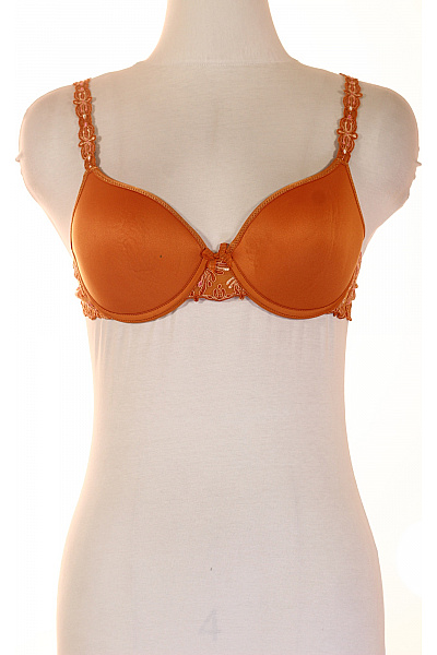 Chantelle Podprsenka push up krajková oranžová s ozdobnými ramínky Vel. EU 75 | Chantelle | obrázek 2