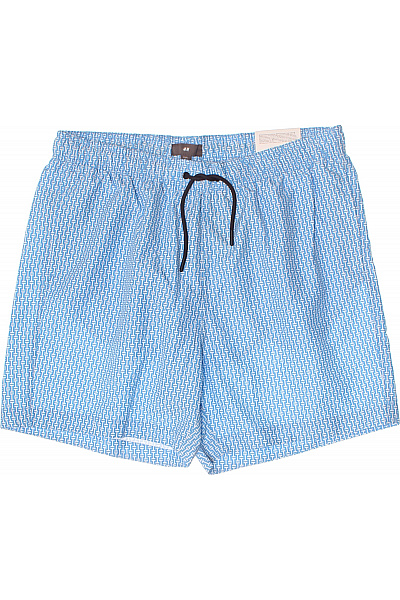 HM  pánské modré vzorované plážové kraťasy Velikost EU L | HM  | obrázek 2