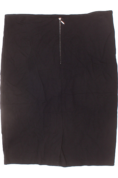 Dámská černá pouzdrová sukně ke kolenům Vel. l | Unimoda | obrázek 3