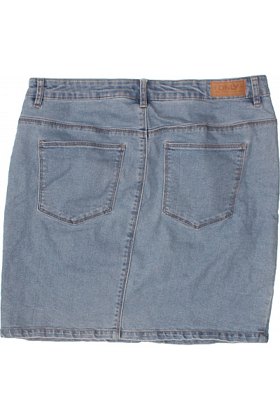 ONLY Dámská modrá bavlněná pouzdrová džínové mini sukně s kapsami Velikost 42 | ONLY | obrázek 3