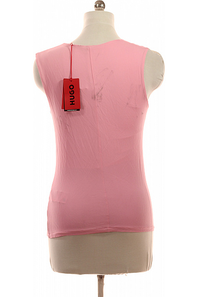 Hugo Boss růžová halenka bez rukávů asymetrická Vel. L | Hugo Boss | obrázek 2