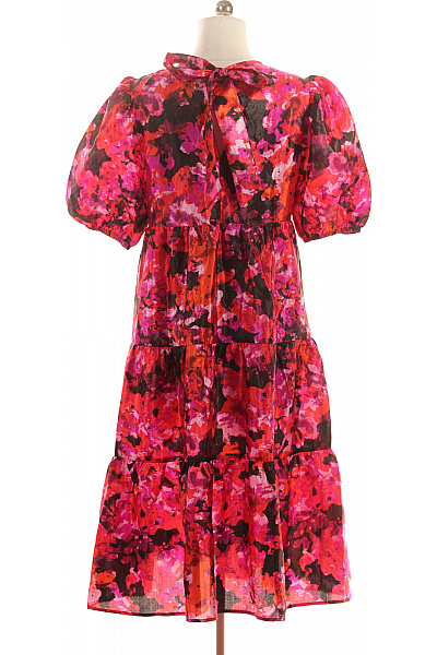 VERO MODA dámské šaty krátký rukáv květované volnočasové letní Vel. m | VERO MODA | obrázek 2