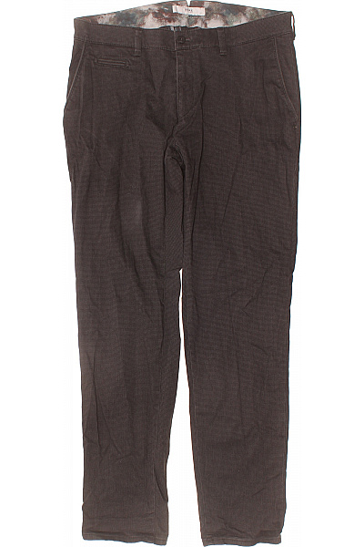 BRAX Pánské Hnědé Volnočasové Kalhoty Rovné S Kapsami Vel. 48