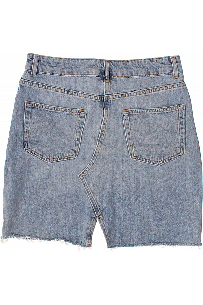 Topshop Dámská džínová sukně mini s kapsami modrá Velikost 38 | Topshop | obrázek 3