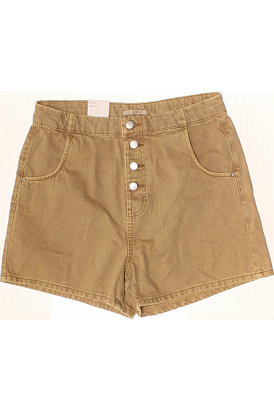 Esprit Dámské Kraťasy S Vysokým Pasem A Kapsami Volnočasové Krátké Khaki Velikost 31