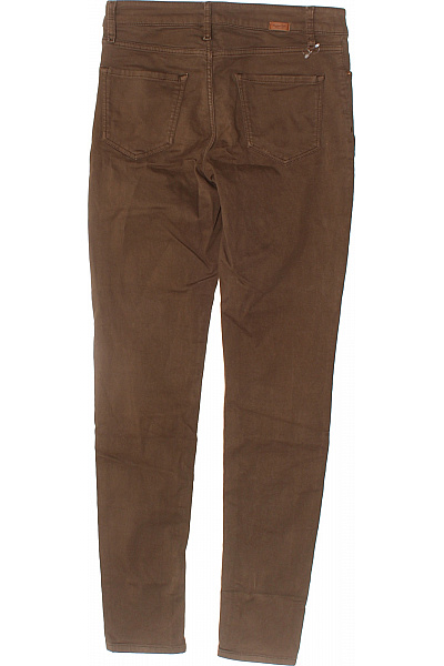massimo dutti Dámské hnědé strečové skinny džíny slim fit Vel. 36 | massimo dutti | obrázek 2