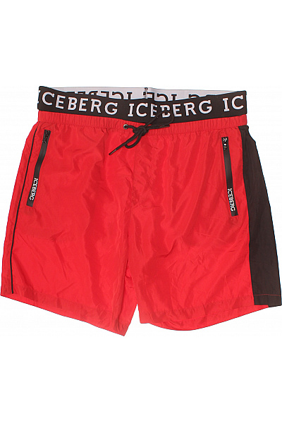 Iceberg pánské červené kraťasy sportovní volnočasové s kapsami Velikost EU L | Iceberg | obrázek 2