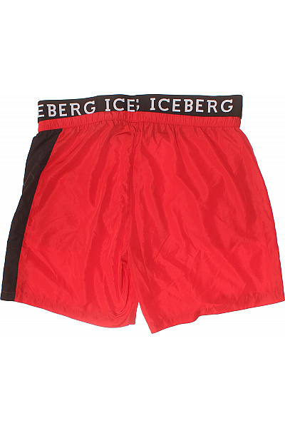 Iceberg pánské červené kraťasy sportovní volnočasové s kapsami Velikost EU L | Iceberg | obrázek 3