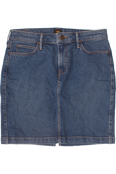 Lee  Dámská bavlněná pouzdrová džínové mini sukně modré s kapsami Vel. 29 | Lee  | obrázek 2
