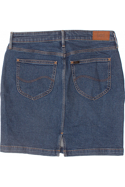 Lee  Dámská bavlněná pouzdrová džínové mini sukně modré s kapsami Vel. 29 | Lee  | obrázek 3