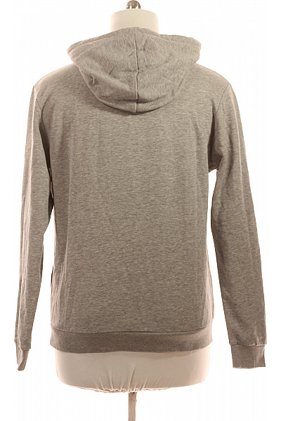 JACK & JONES Pánská bavlněná mikina s kapucí a potiskem šedá Velikost L | JACK & JONES | obrázek 2