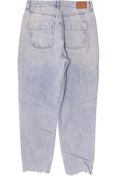 ZARA Dámské džíny volné seprané s roztřepenými nohavicemi Velikost 40 | ZARA | obrázek 2