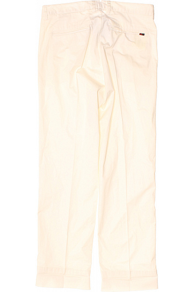 Woolrich Bílé bavlněné volnočasové kalhoty s kapsami rovné Vel. 27 | Woolrich | obrázek 2