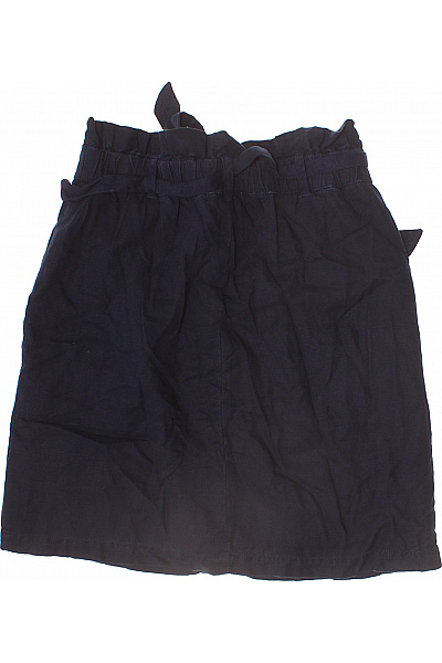 Esprit Tmavě modrá lyocellová áčková sukně s knoflíky a páskem Vel. 30 | Esprit | obrázek 3