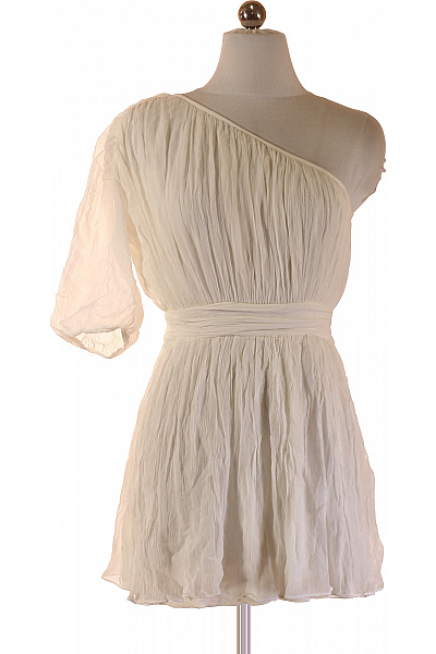 Dámské šaty S Dlouhým Rukávem Asymetrické Volné Velikost S