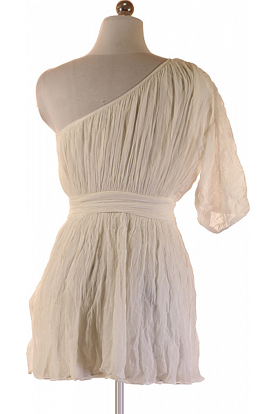 Dámské šaty s dlouhým rukávem asymetrické volné Velikost S | Unimoda | obrázek 2