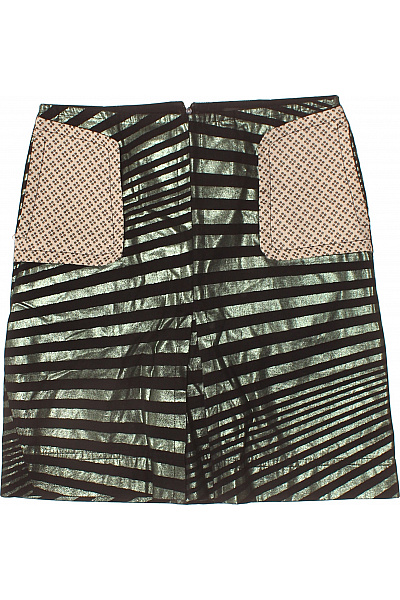 CUSTO dámská pruhovaná mini sukně se zipem Velikost 38 | CUSTO | obrázek 2