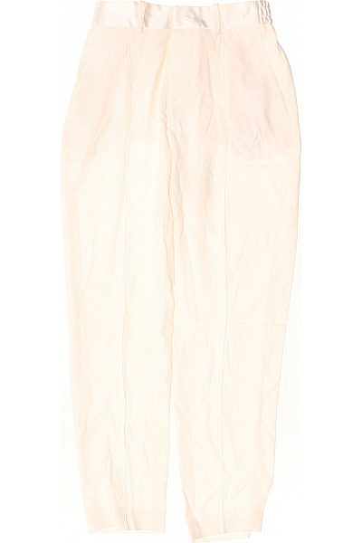 Zadig&Voltaire Deluxe Dámské Elegantní Saténové Kalhoty S Vysokým Pasem Velikost 34