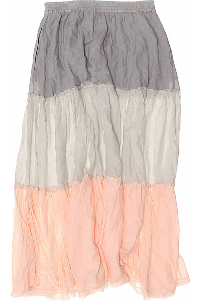 Zadig&Voltaire deluxe Dámská dlouhá bavlněná sukně s volánky růžová Velikost 38 | Zadig&Voltaire deluxe | obrázek 3