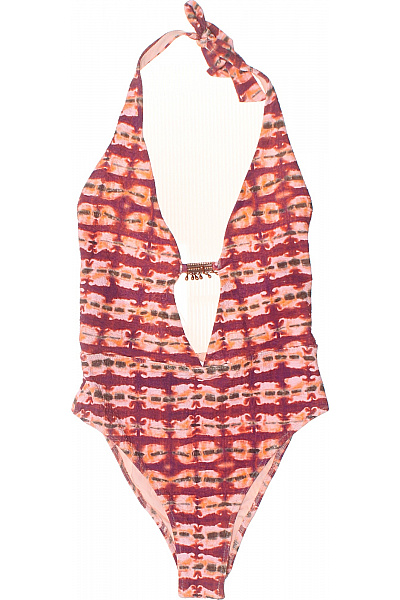 Banana Moon jednodílné plavky za krk batikované s kamínky Velikost L | Banana Moon | obrázek 2