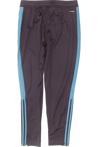 ADIDAS Polyesterové sportovní tepláky s pruhem na boku rovné na cvičení Velikost M | ADIDAS | obrázek 2